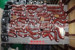 發(fā)動機橡膠管解放新大威821下水膠管新大威821下水